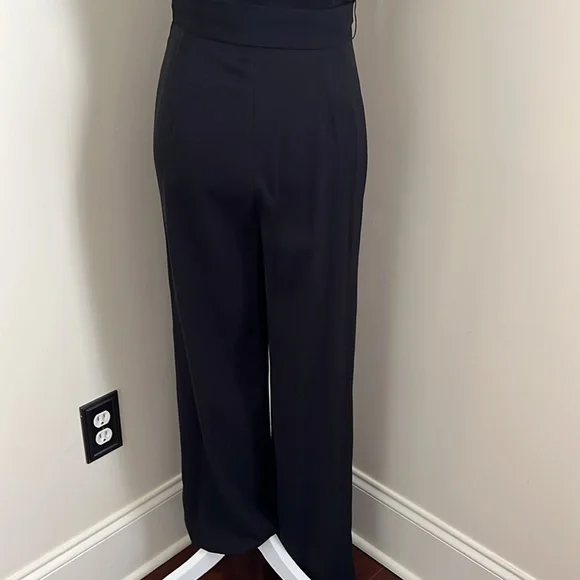 🆕 ANTONIO MELANI Black Jumpsuit with Sweetheart Neckline and Wide-Leg - Picture 13 of 17